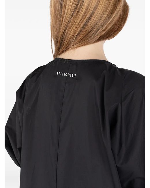 Societe Anonyme Black Osaka Puffed.-Sleeve Midi Dress