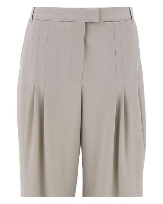 Remain Gray Pleated Trousers