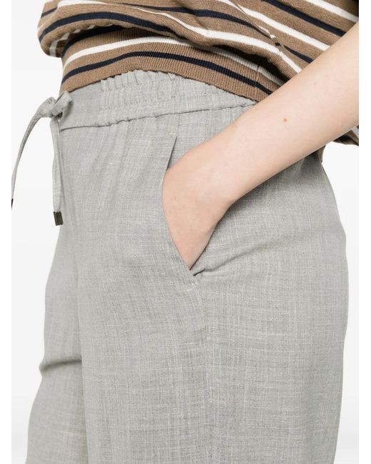 Berwich Gray Drawstring Trousers