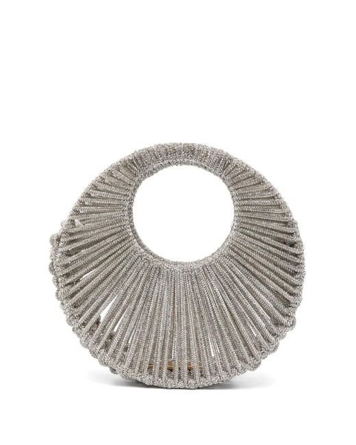 Bolso shopper Jaya mini HIBOURAMA de color Gray