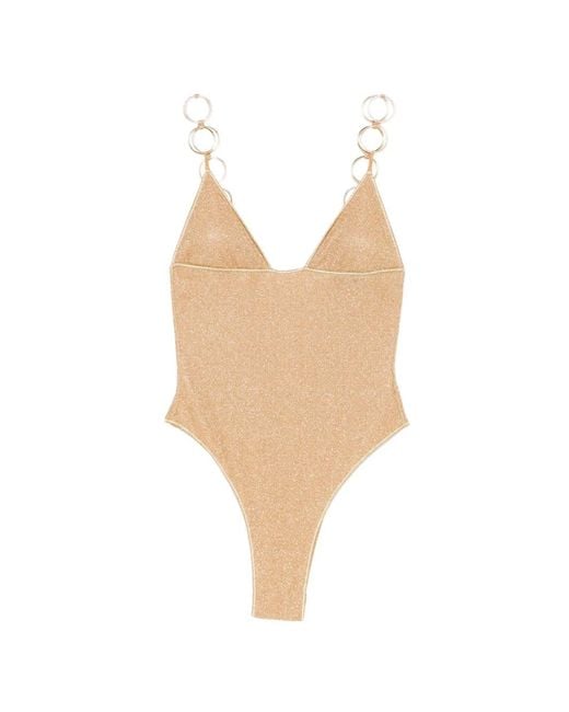 Oseree Natural Lumiere Ring Triangle Swimsuit