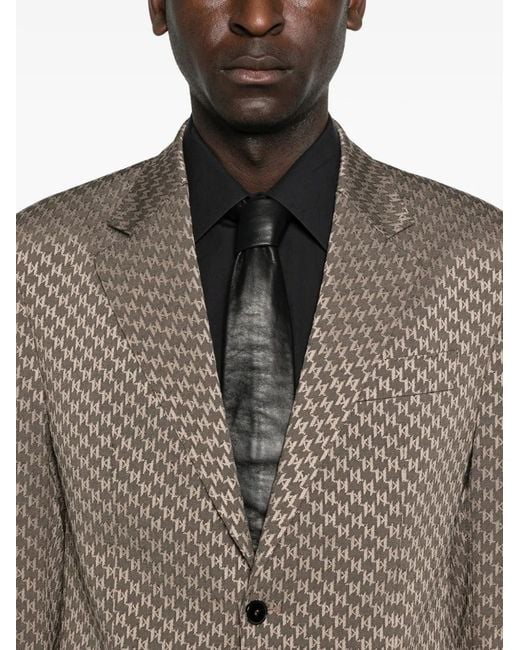 Chaqueta Con Motivo Y Botones Karl Lagerfeld de hombre de color Brown