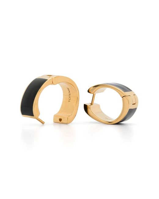 Totême  Metallic Signature Hoops