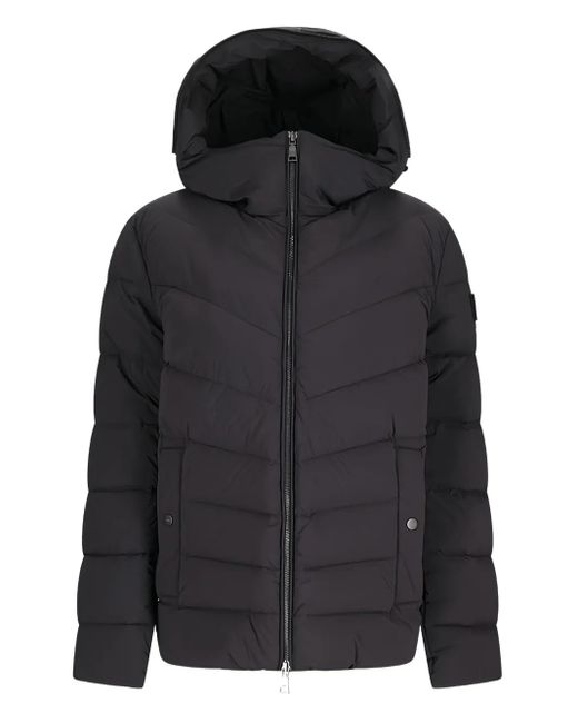 Add Gesteppte Kapuzenjacke in Black für Herren