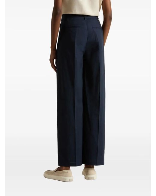 Woolrich Blue Wide-Leg Trousers