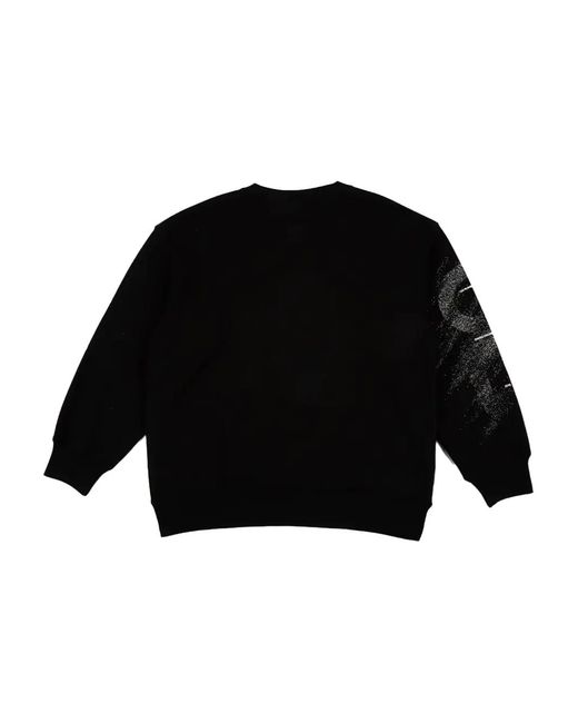 On Shoes Black Graphic-Print Sweatshirt for men