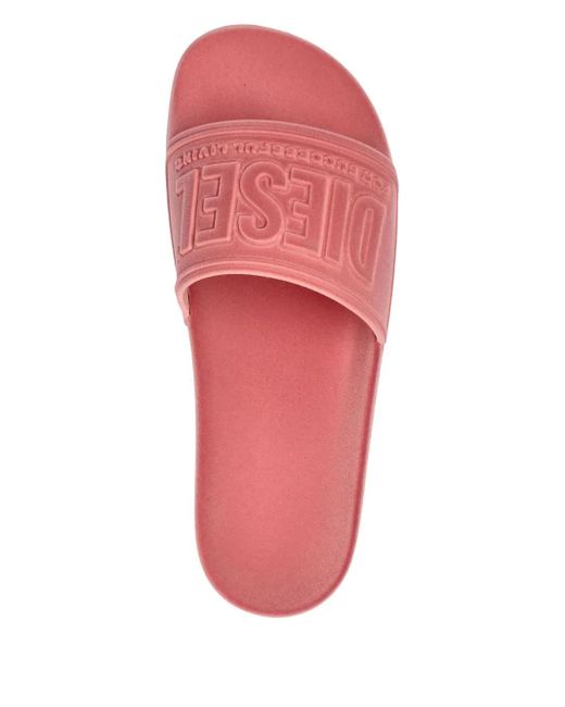 DIESEL Pink Sa-Mayemi Slides