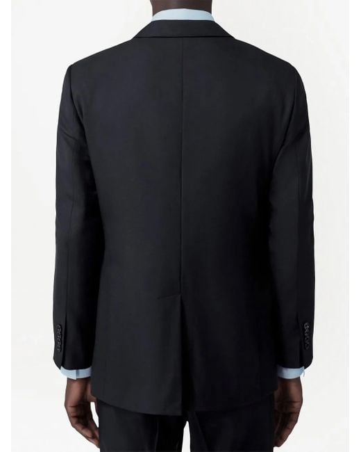 Burberry Black Single-Breasted Suit Jacket for men