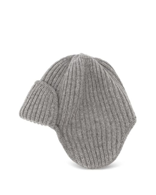 Inverni カシミア ビーニー Gray