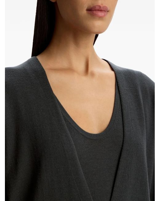 12 STOREEZ Black V-Neck Cardigan