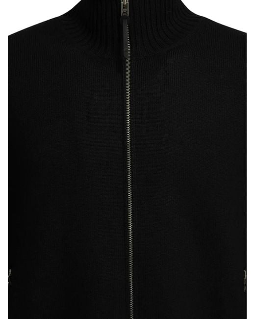 Tom Ford Cardigan Mit Leder-Patch in Black für Herren