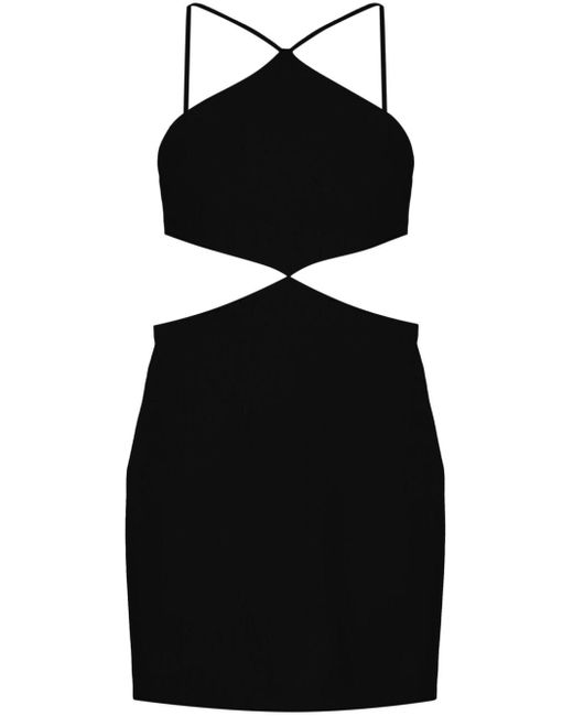 Philosophy Di Lorenzo Serafini Black Cut-out Detail Dress