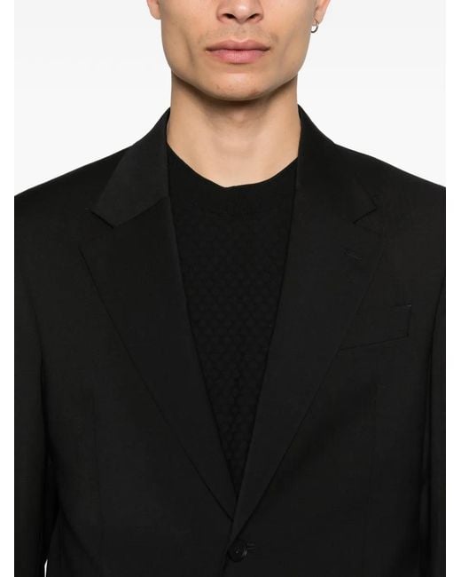 Mood Black Relaxed Fit Suit for men