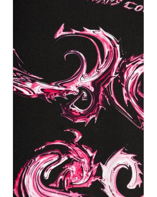 Versace Jeans Couture Red Chromo Couture-Print Dress