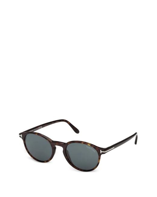 Tom Ford Blue Prescott Round-Frame Sunglasses for men
