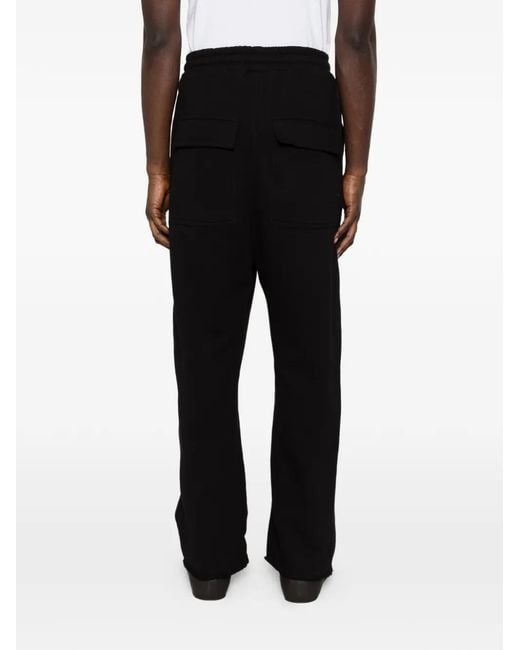 Thom Krom Black Cotton Track Pants for men