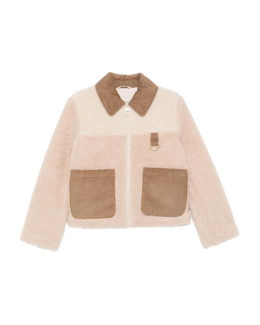 Chaqueta con cremallera Barbour de color Natural