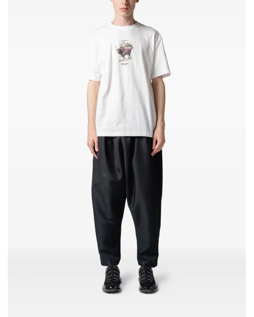 Yoshio Kubo White Yak Cotton T-Shirt