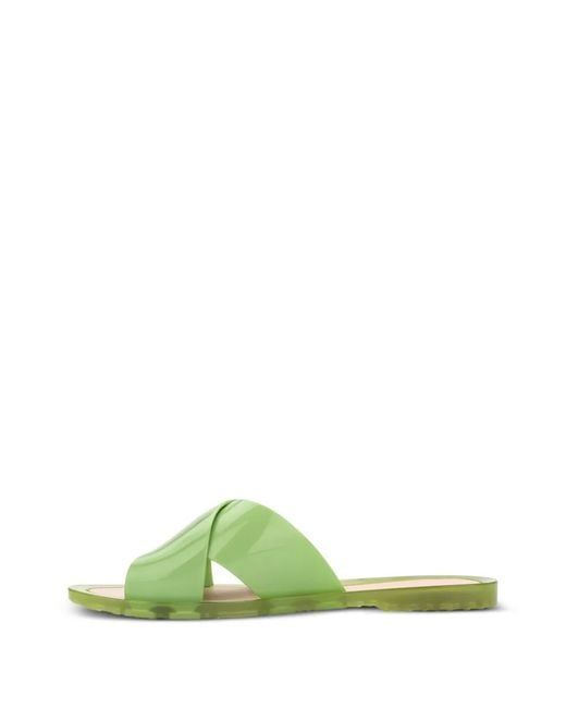 Melissa Green Duo Slide Flip-Flops