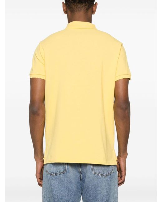 Polo Ralph Lauren Yellow Polo-pony-embroidery Polo Shirt for men