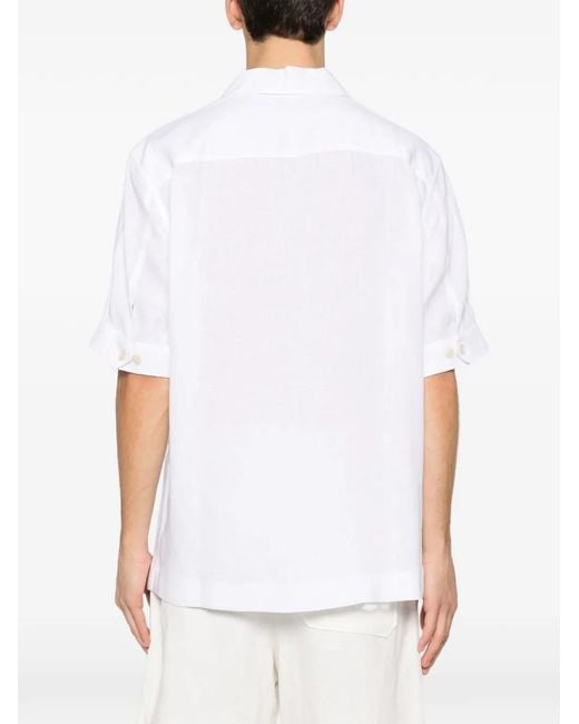 メンズ Brunello Cucinelli ショートスリーブ シャツ White