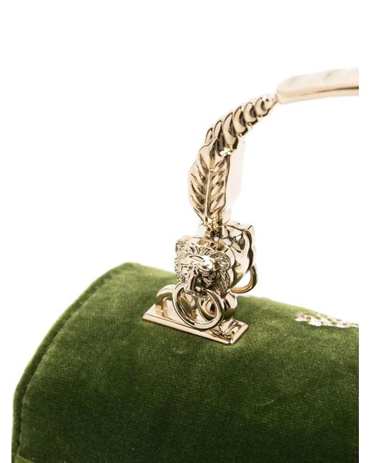 Aspinal Green Midi Mayfair Top-Handle Bag