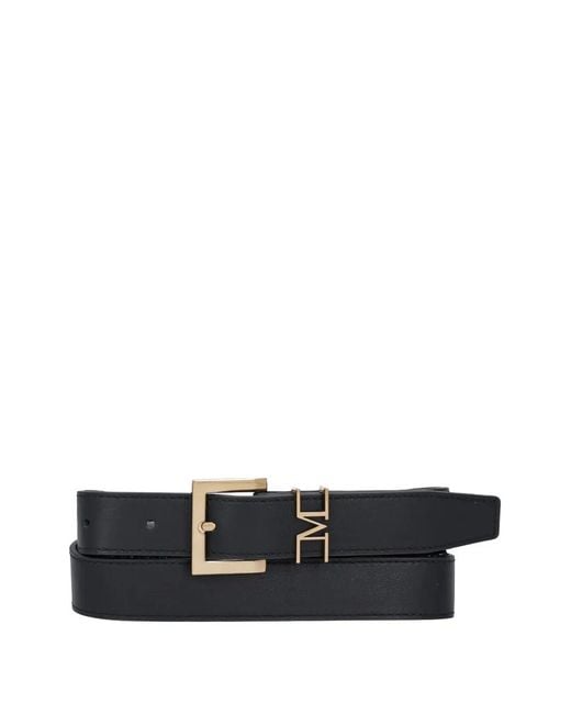 MARCIANO BY GUESS White Logo-Buckle Belt