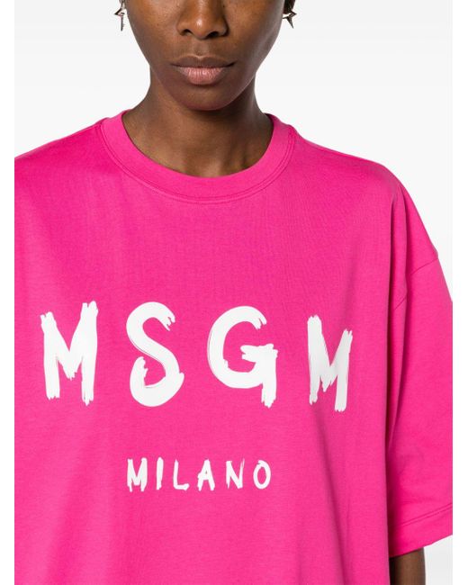 MSGM Tシャツワンピース Pink