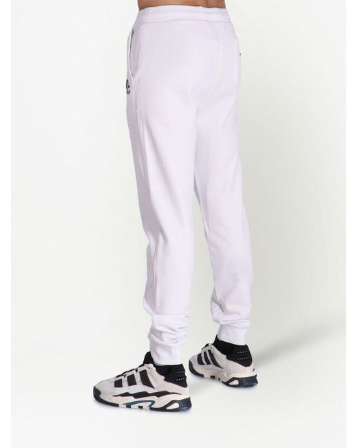 Karl Lagerfeld White Logo-print Track Pants for men