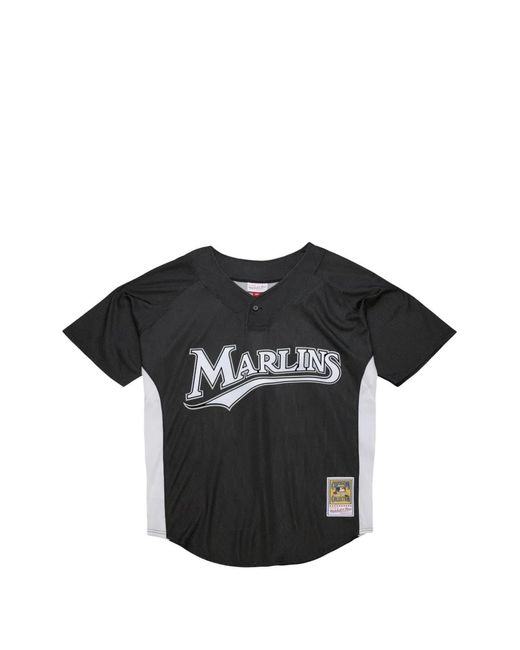 Mitchell & Ness Black 2007 Florida Marlins Top for men