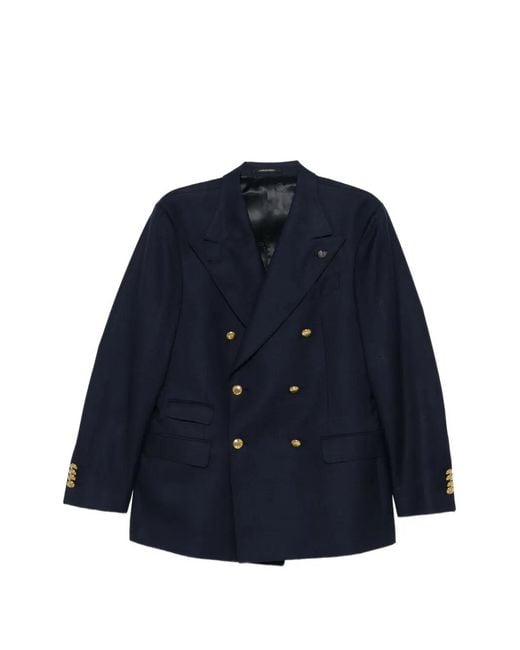 Gabriele Pasini Blue Blazer À Boutonnière Croisée for men