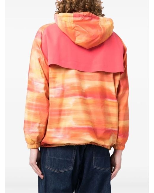 Ahluwalia Orange Veste À Effet Tie-Dye for men