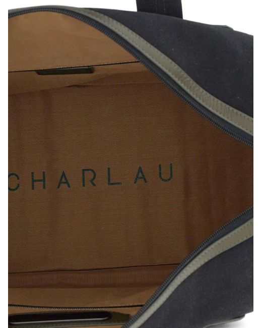 Scharlau Black Sac À Main Bao Salix En Toile for men