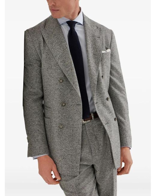 メンズ Brunello Cucinelli ボタン シャツ White