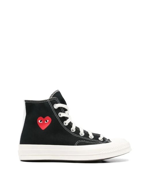 COMME DES GARÇONS PLAY White X Converse Chuck 70 Hi Heart Sneakers for men
