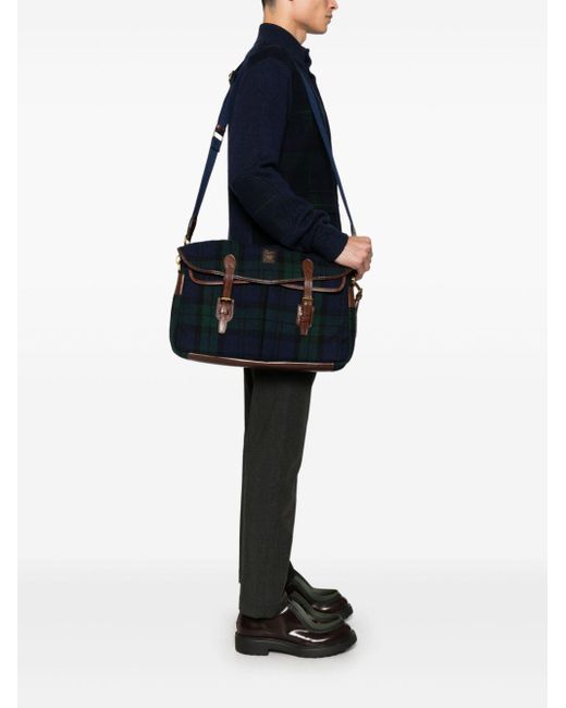 Polo Ralph Lauren Heritage Messenger Bag in Blue for Men | Lyst