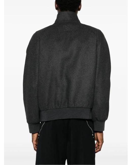 Fendi Black Cashmere Blouson for men