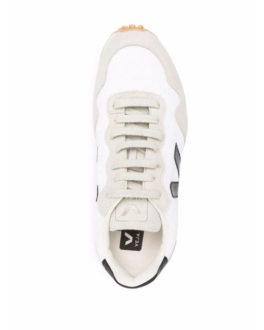 Veja Natural Logo Suede Sneakers