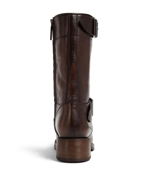 DSquared² Brown Harley Biker Boots