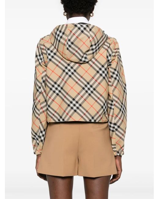 Chaqueta con motivo Vintage Check Burberry de color Metallic