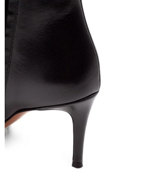 Roberto Festa Black Saki Tapered-Toe Ankle Boots