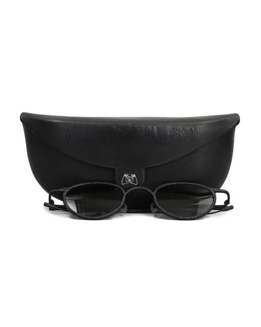 Rigards Black X Ziggy Chen Round-Frame Sunglasses for men
