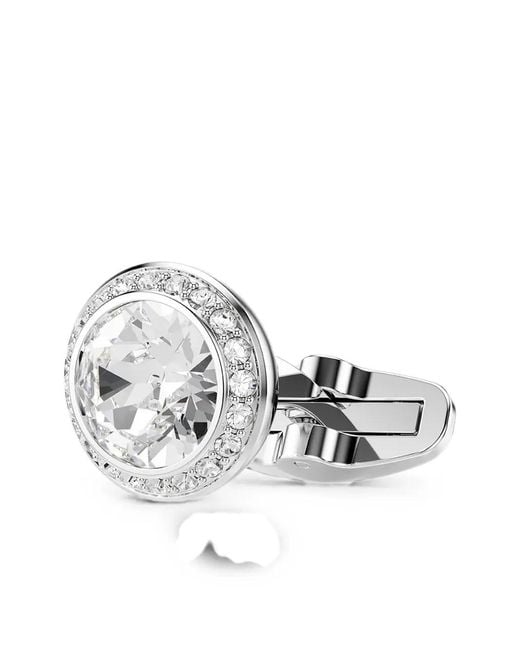 Swarovski White Crystal Cufflinks for men