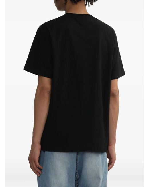 KTZ Black Logo-Print T-Shirt for men