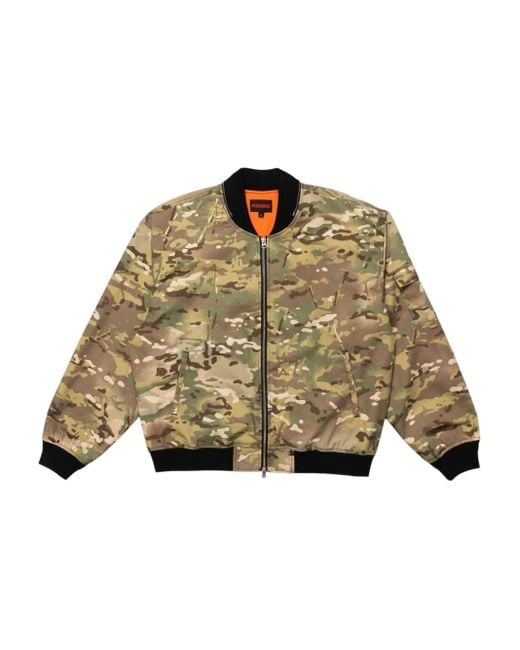 Pleasures Metallic Gem Camo Bomber Jacket for men