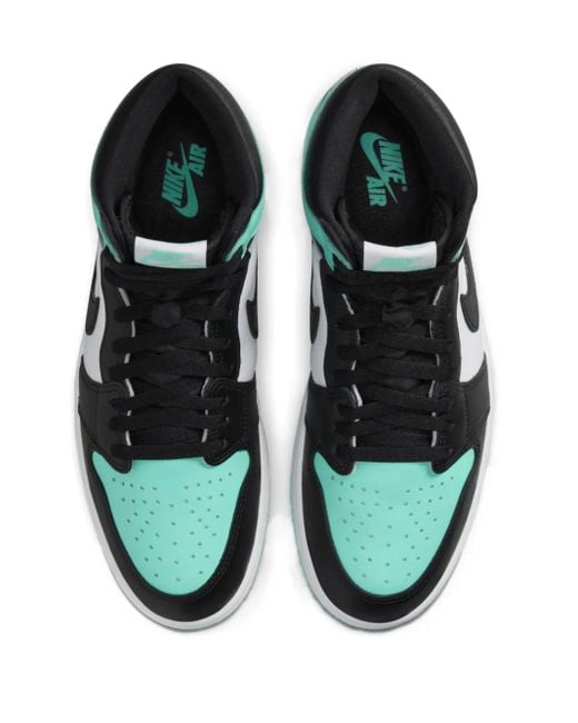 Nike Green Air Jordan 1 Retro High Sneakers for men