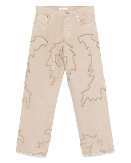 sunflower Natural Logo-Patch Jeans for men