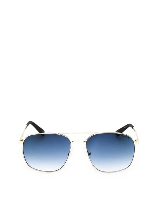 Kenneth Cole Blue Double-Bridge Sunglasses for men