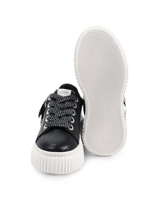 Karl Lagerfeld Black Ikon Nft Kreeper Sneakers