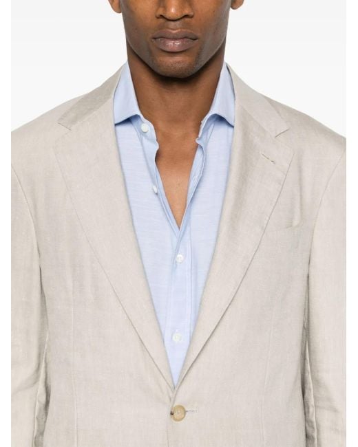 Canali White Single-Breasted Suit for men
